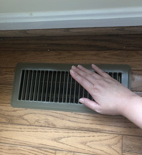 little no air from vents no air from vents