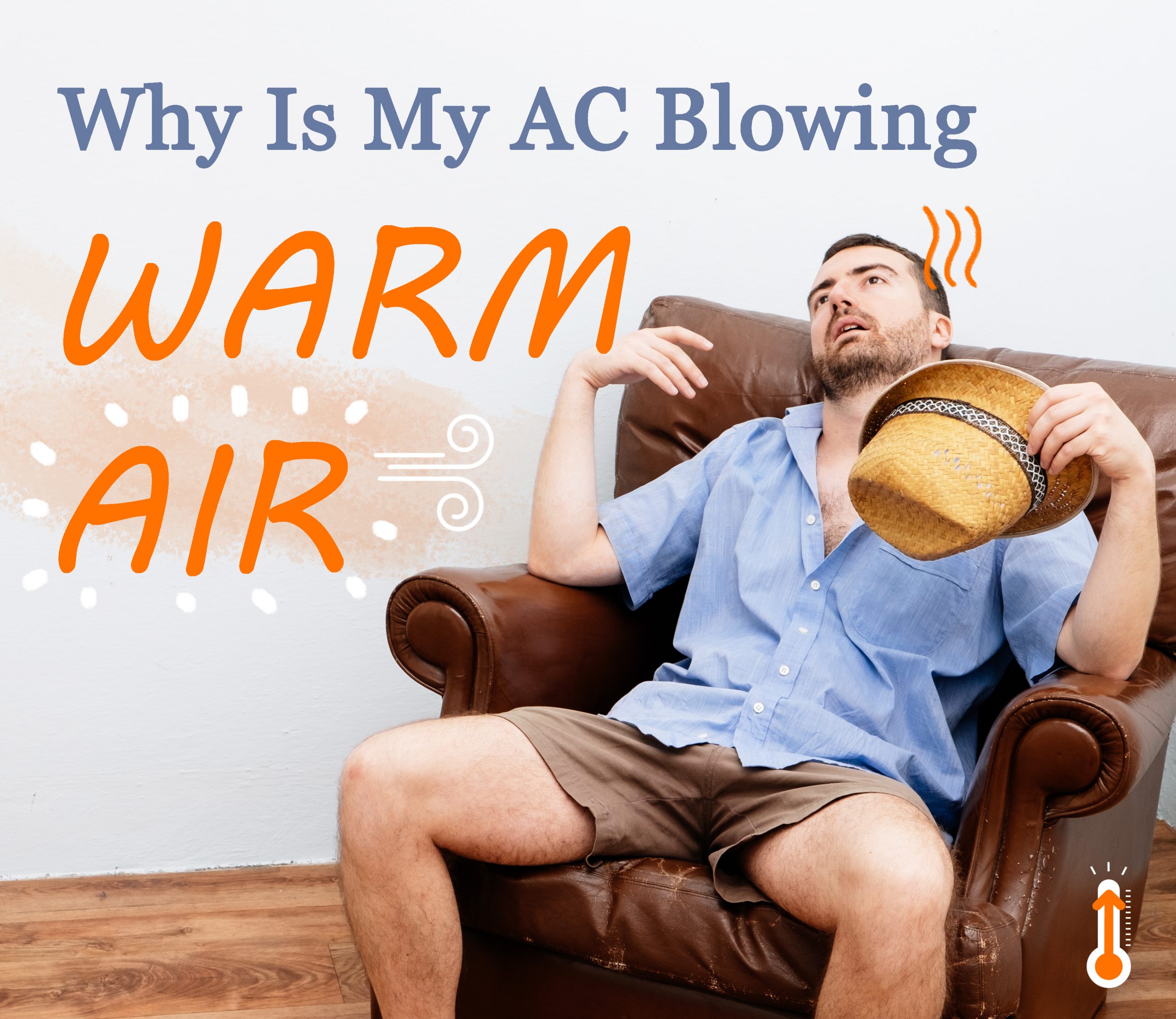 why is my ac blowing hot air