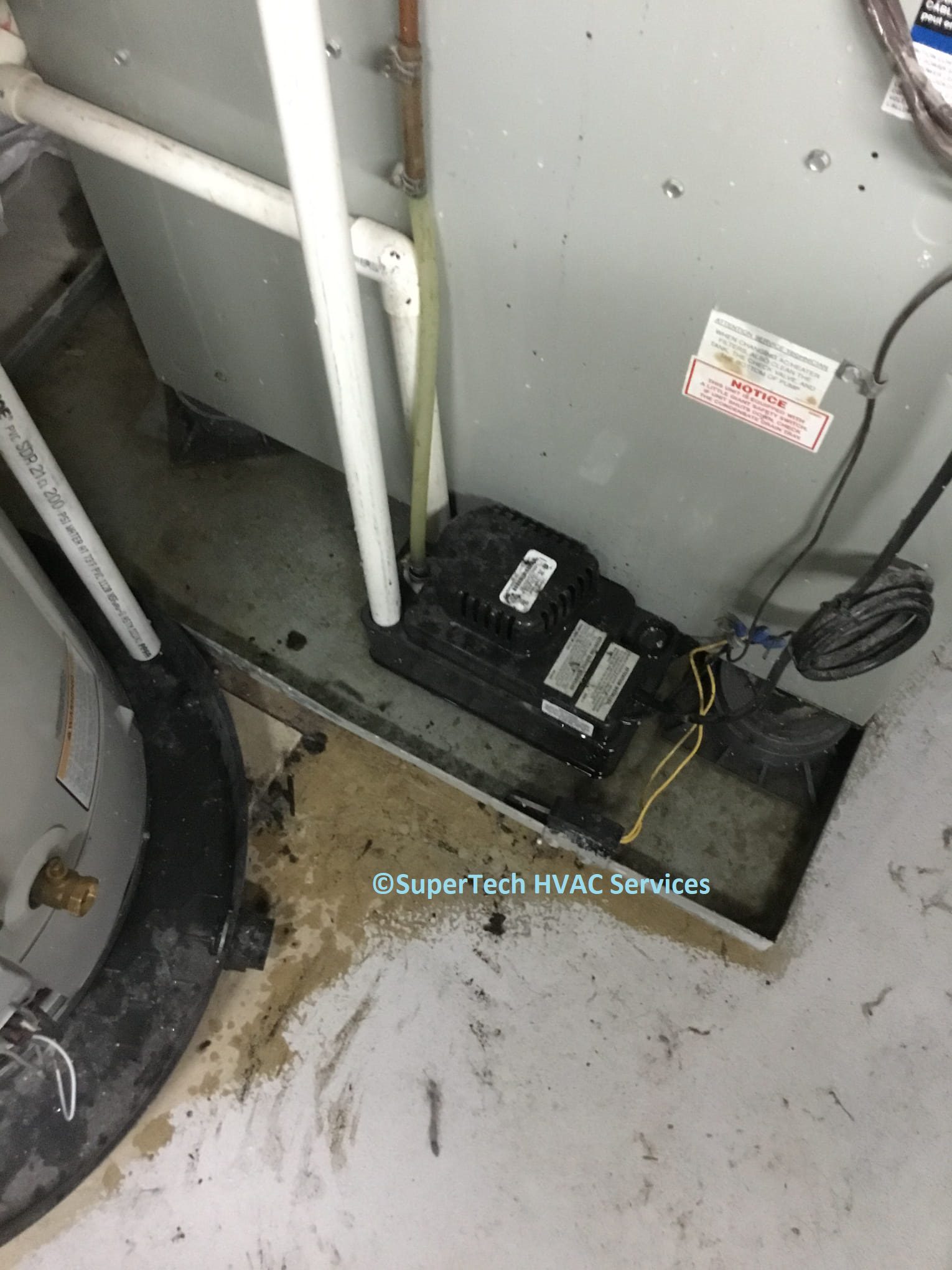 725922 leak furnace water heater condensate pump st