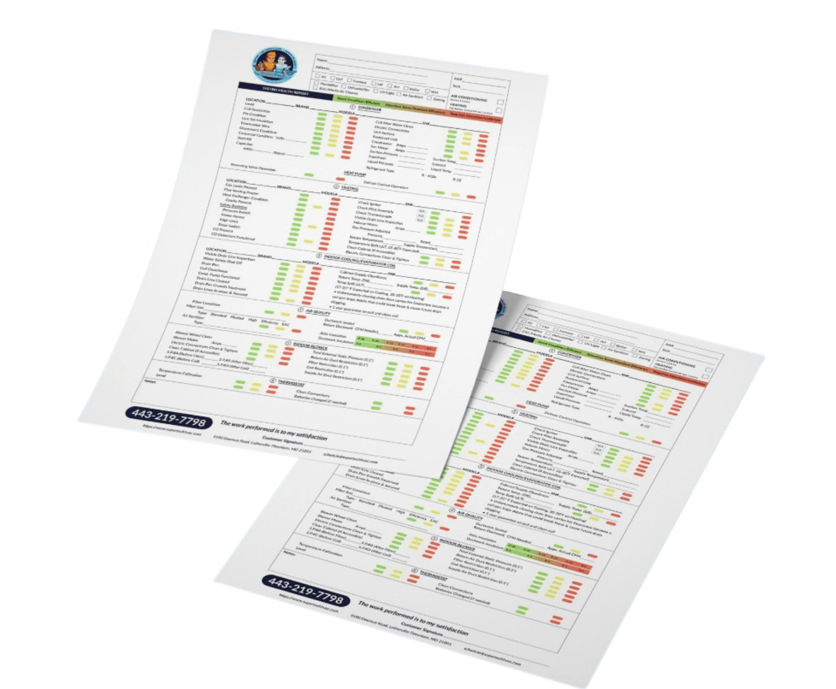 Ac tune up system health report AC tune up system health report