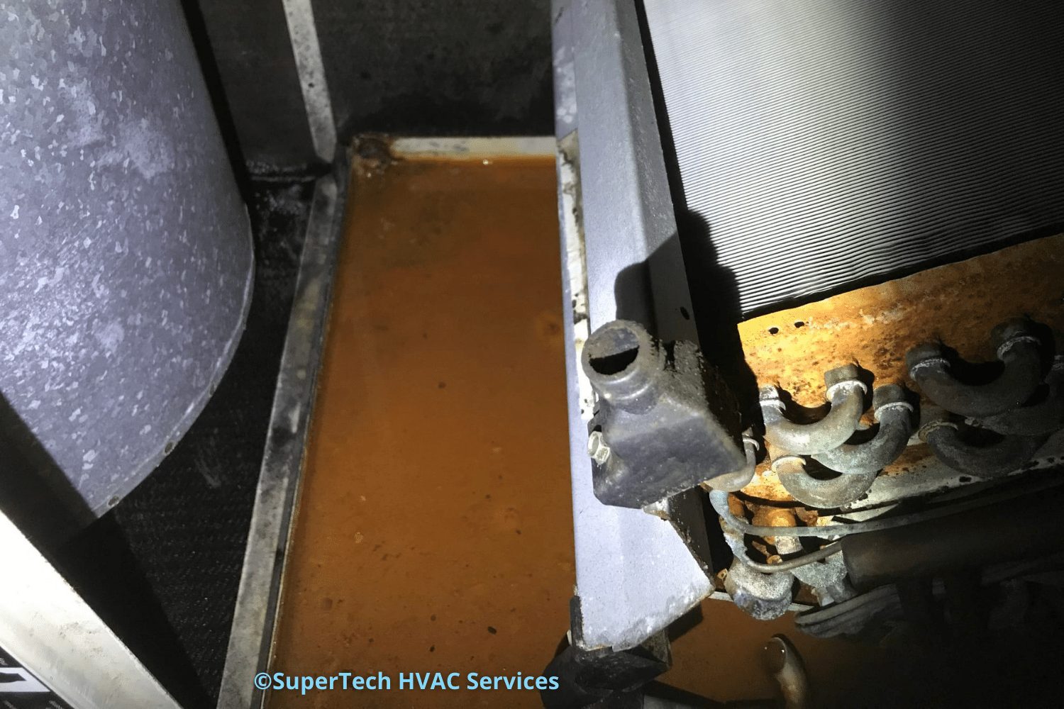 ac drain pan full of water ac drain pan full of water