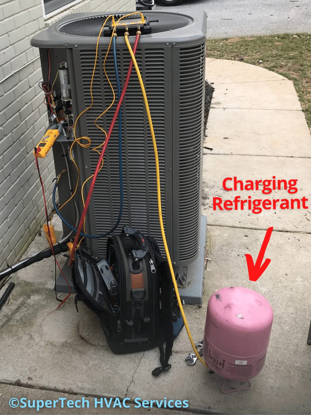 Heat Pump Charging Refrigerant Heat Pump Charging Refrigerant