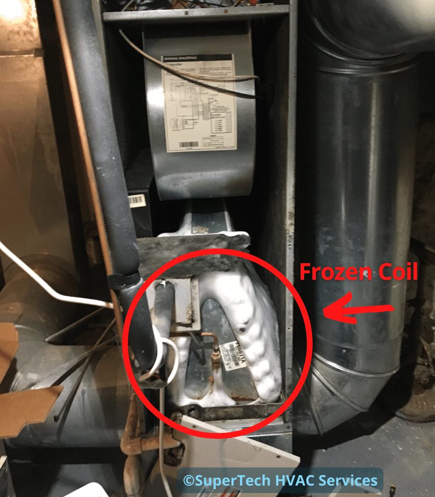 heat pump air handler frozen coil heat pump air handler frozen coil