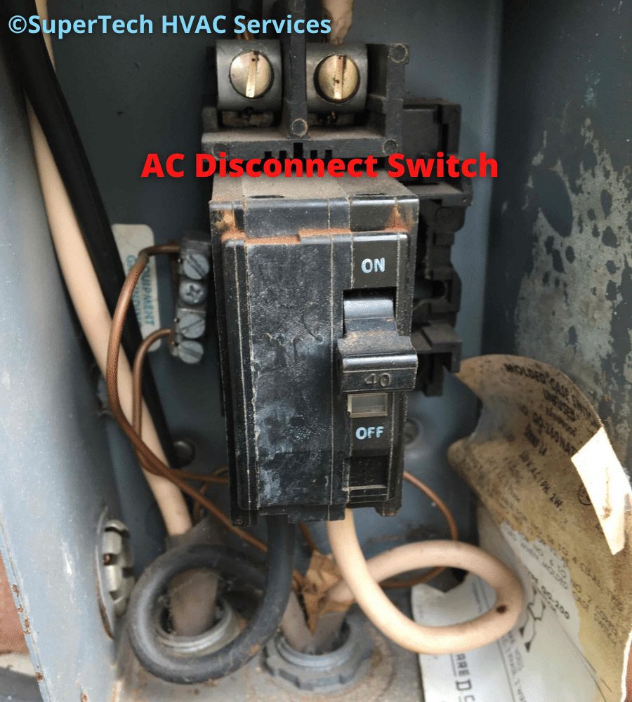 AC Disconnect Switch inside AC Disconnect Box AC Disconnect Switch inside AC Disconnect Box