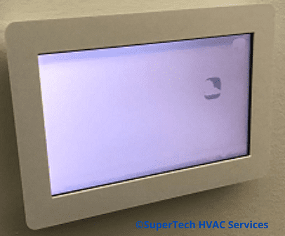 blank display thermostat edited thermostat not working